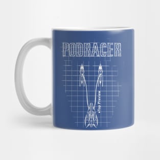 Podracer blueprint Mug